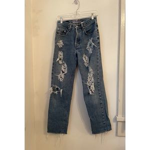Vintage Ripped Denim Gap Size S